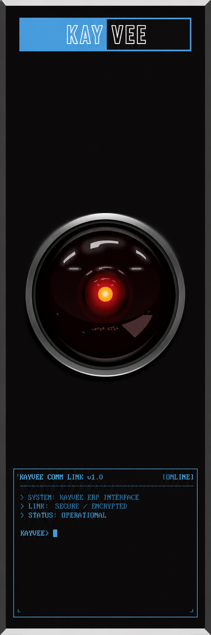 KAYVEE command console interface